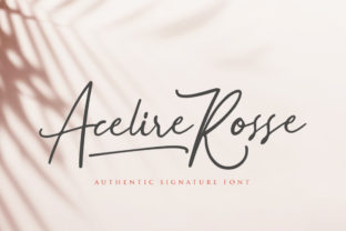 Acelire Rosse: The Handwritten Font for Authentic Small Business Branding