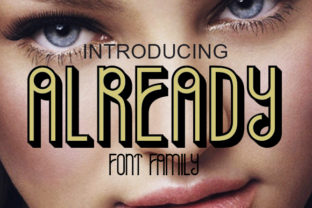 Already: A Bold Retro Typeface for Standout Branding