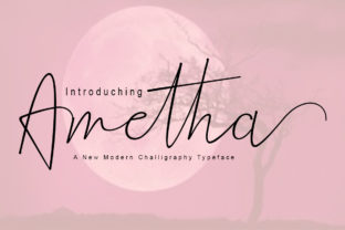 Ametha: A Contemporary Script Handwritten Font for Modern Brands