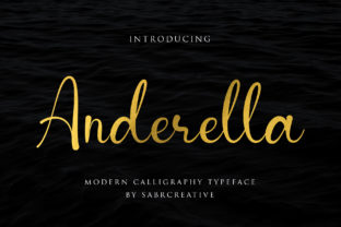 Anderella: The Bold Handwritten Font for Distinctive Brand Identity