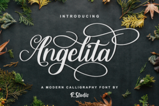 Angelita: A Modern Calligraphy Font for Elegant Craft Designs