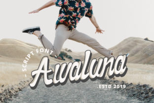 Awaluna: The Bold Handwritten Font for Scroll-Stopping Visuals