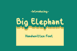 Big Elephant: The Bold Handwritten Font for Scroll-Stopping Social Media Graphics