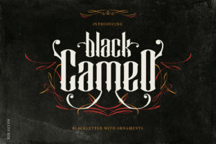 Black Cameo Typeface: Elevating Editorial Design with Classic Blackletter