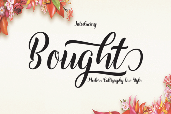 Bought Typeface Review: Organic Handwritten Font for Branding