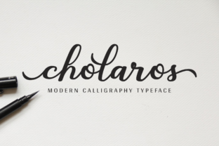 Cholaros Bold Calligraphy Font for Brand Identity