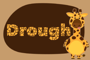 Drought Typeface: Bold Organic Decorative Fonts for Standout Branding