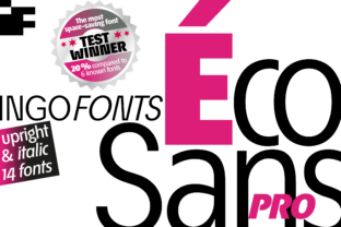 Éco Sans Pro Upright Italic for Modern Campaign Design
