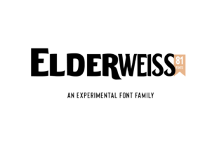 Elderweiss Typeface: A Dynamic Sans Serif for Modern Handmade Brands