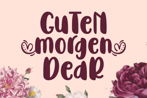 Guten Morgen Dear: A Whimsical Script Handwritten Font for Modern Web Design