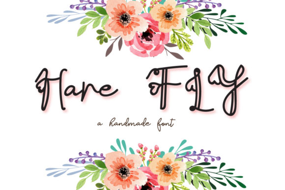 Hare Fly Font Review for Handmade Branding