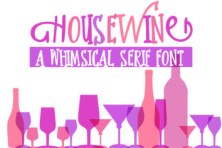 Housewine: A Whimsical Serif Font for Editorial Design
