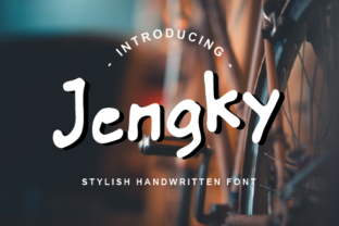 Jengky: The Playful Handwritten Typeface for Standout Craft Projects
