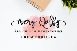 Mery Qolby: The Organic Script Handwritten Typeface for Sophisticated Branding