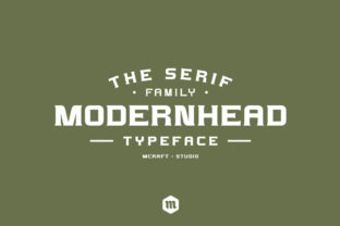 Modernhead: A Classic Serif Typeface for Editorial Design