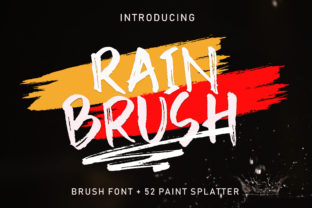 Rain Brush Typeface: Urban Script for Modern Web Design