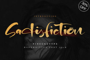 Sadisfiction: The Elegant Handwritten Font for Editorial Design