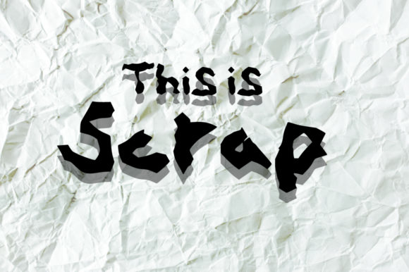 Scrap: A Kooky Decorative Typeface for Creative Branding