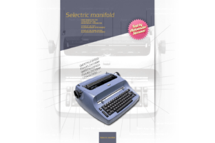 Selectric Manifold Typeface for Retro-Inspired Craft Designs
