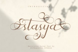 Stasya Decorative Script Font for Elegant Craft Projects