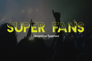 Super Fans Font Review: A Modern Decorative Choice