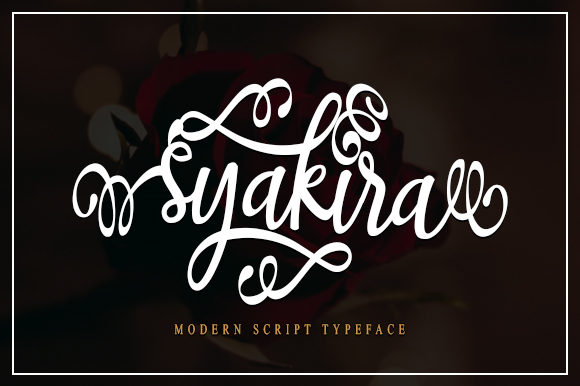 Syakira Script: A Modern Handwritten Typeface for Authentic Branding