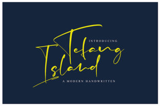 Tefang Island: A Script Handwritten Font for Modern Web Design