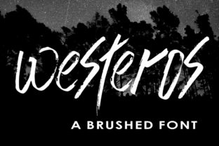 Westeros: The Textured Brush Font for Bold Brand Identity