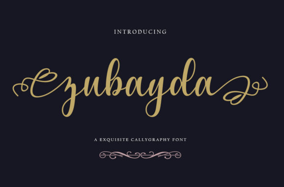Zubayda: A Handwritten Script Font for Authentic Branding